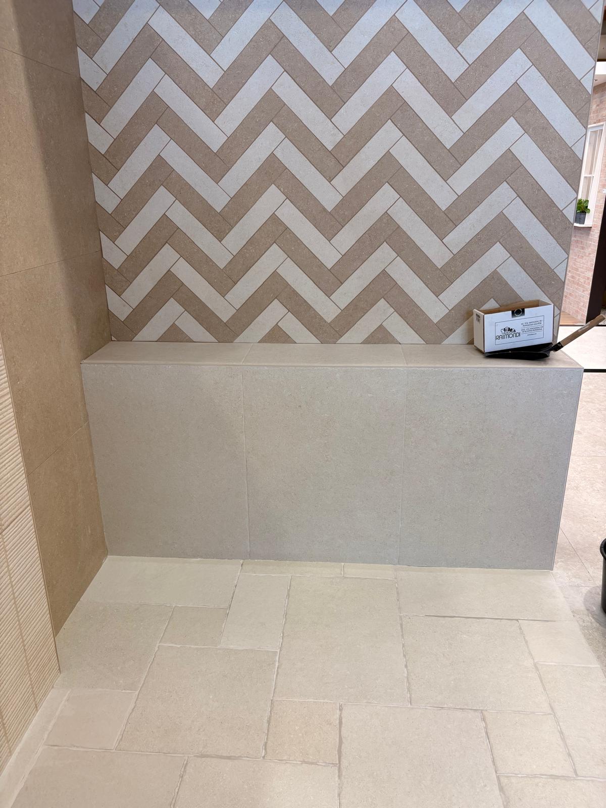 Réalisation ELIOS Ceramica collection SEDIMENTI